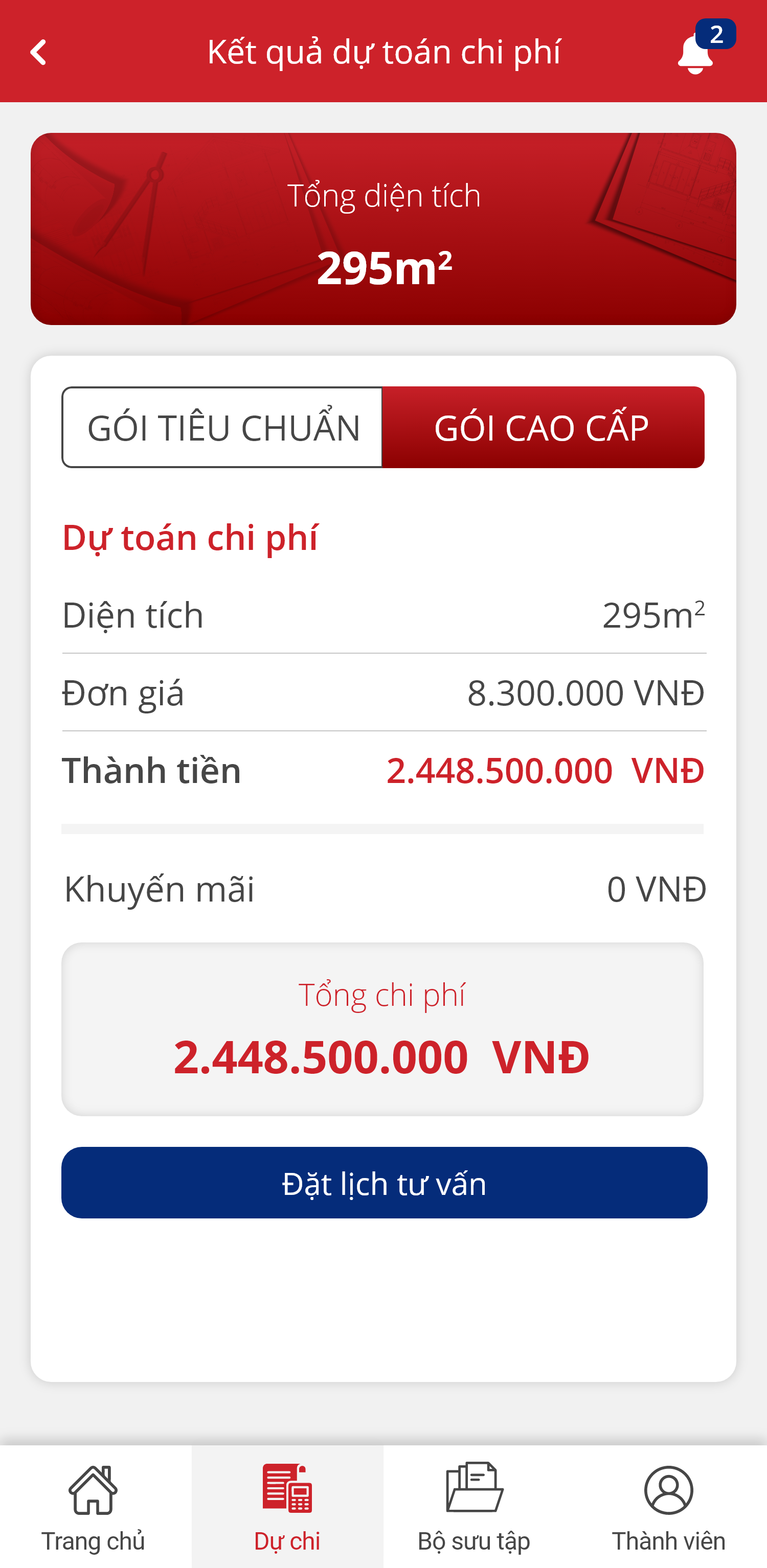 App xây dựng